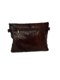 Handmade Leather Foldover Crossbody Bag