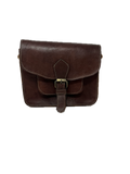 Handmade Leather Buckle Crossbody